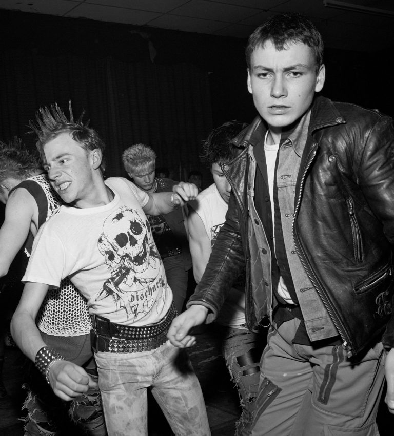 In the Moshpits of the Working Class Punk Scene of Newcastle, 1985 ...