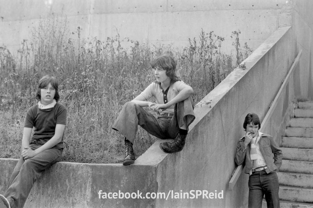 Manchester United and Manchester City football fans in the 1970s by Iaian S P reid 