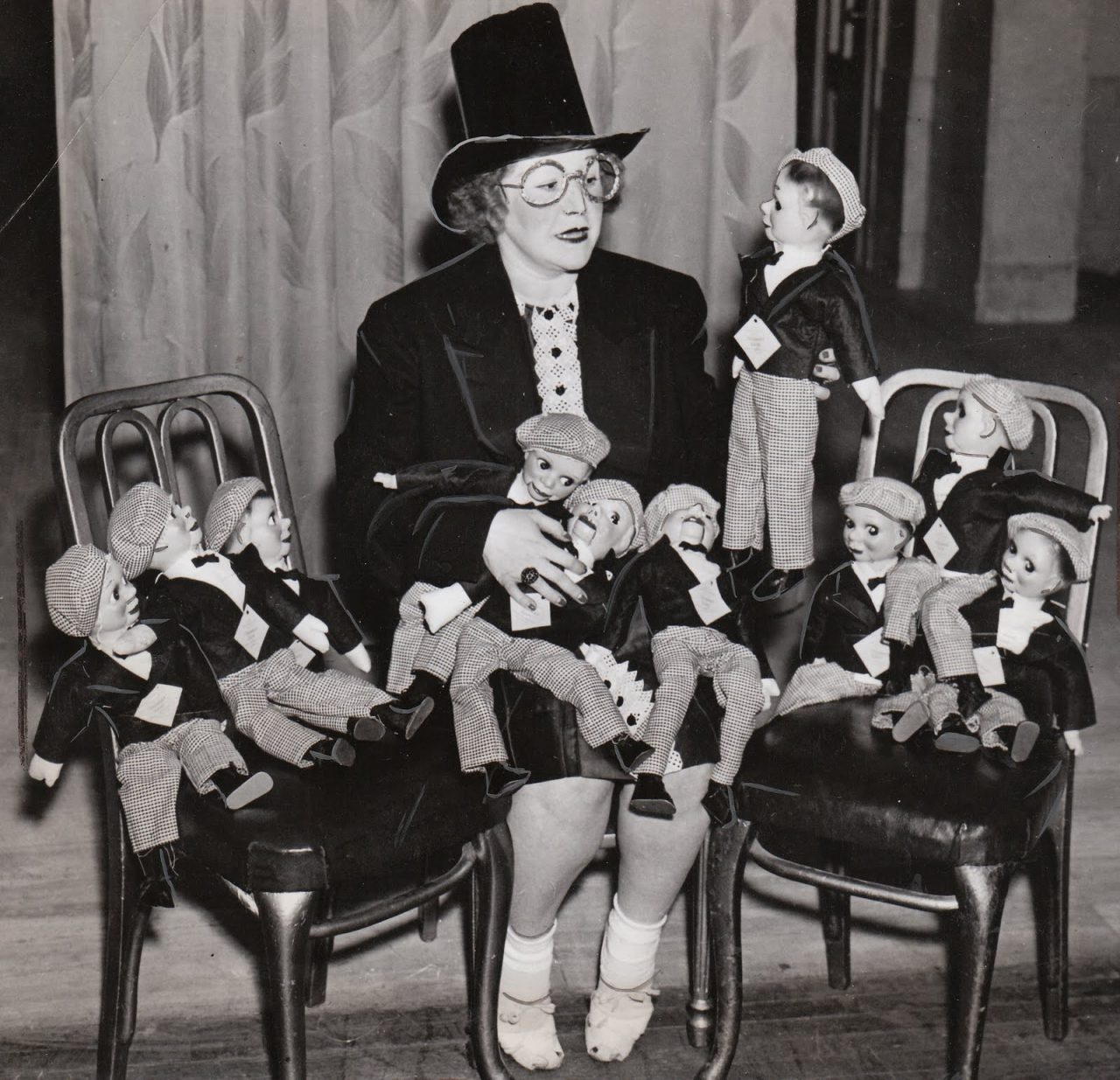 vintage Ventriloquist dummies