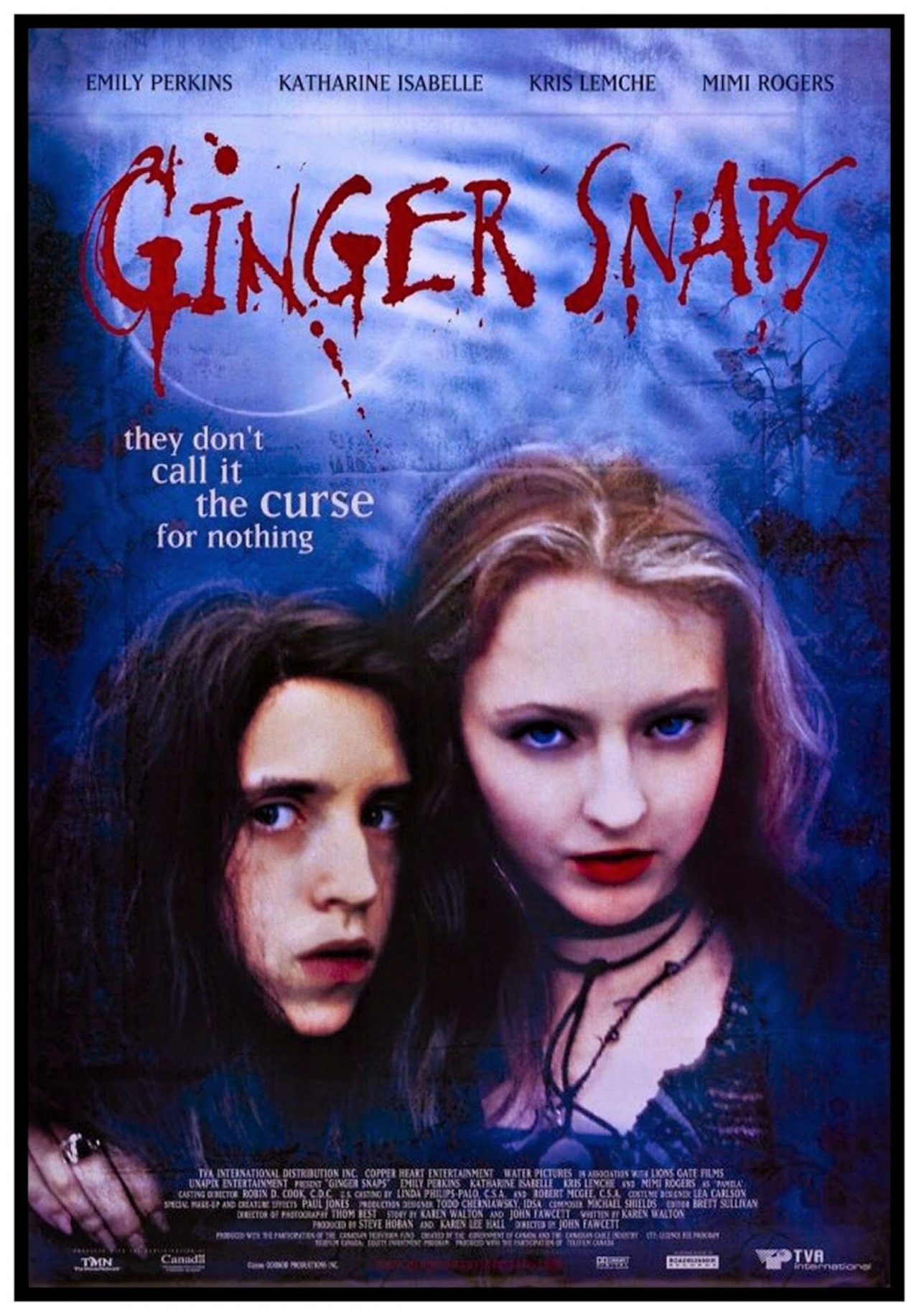 Ginger Snaps, poster, film, horror