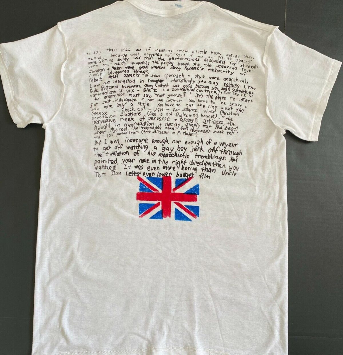 Derek Jarman, Jubilee, Vivienne Westwood, open-t-shirt