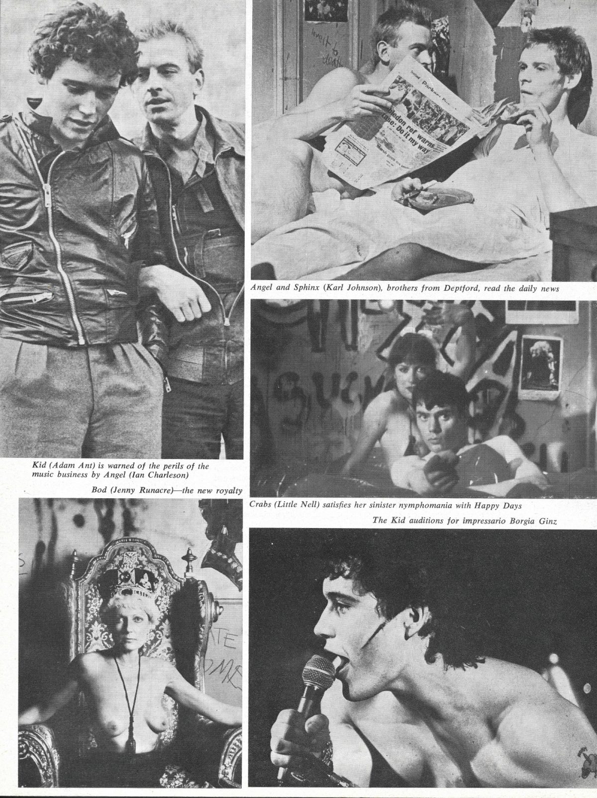 Derek Jarman, Jubilee, Adam Ant, Ian Charleson, Jenny Runacre, film, punk