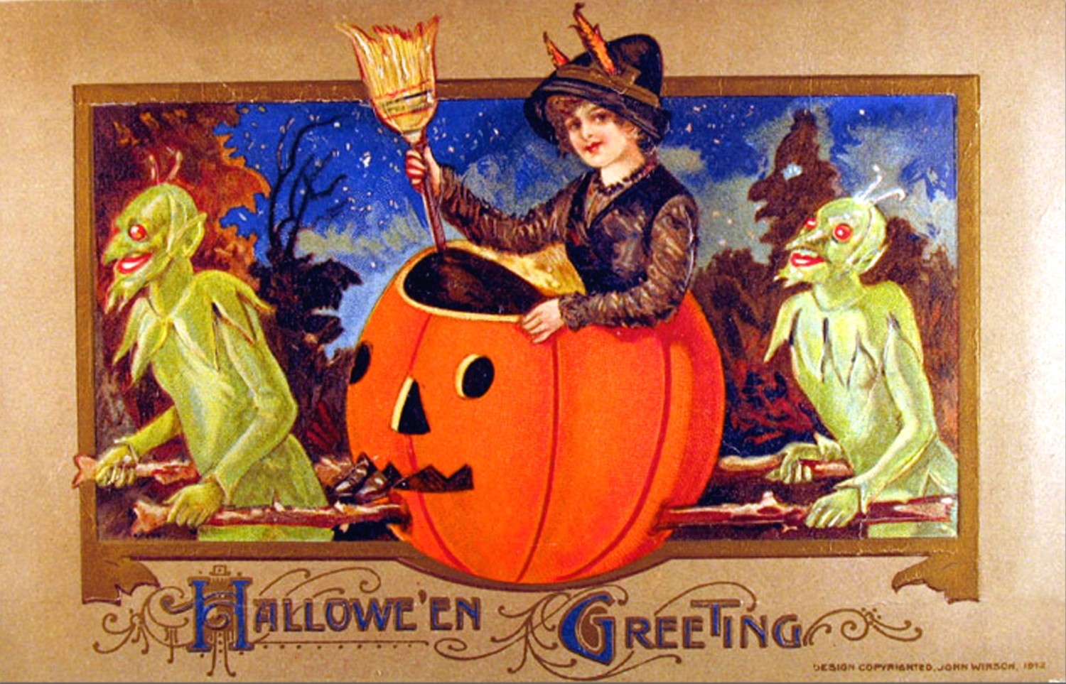 Something Wicked This Way Comes: Vintage Halloween Cards - Flashbak