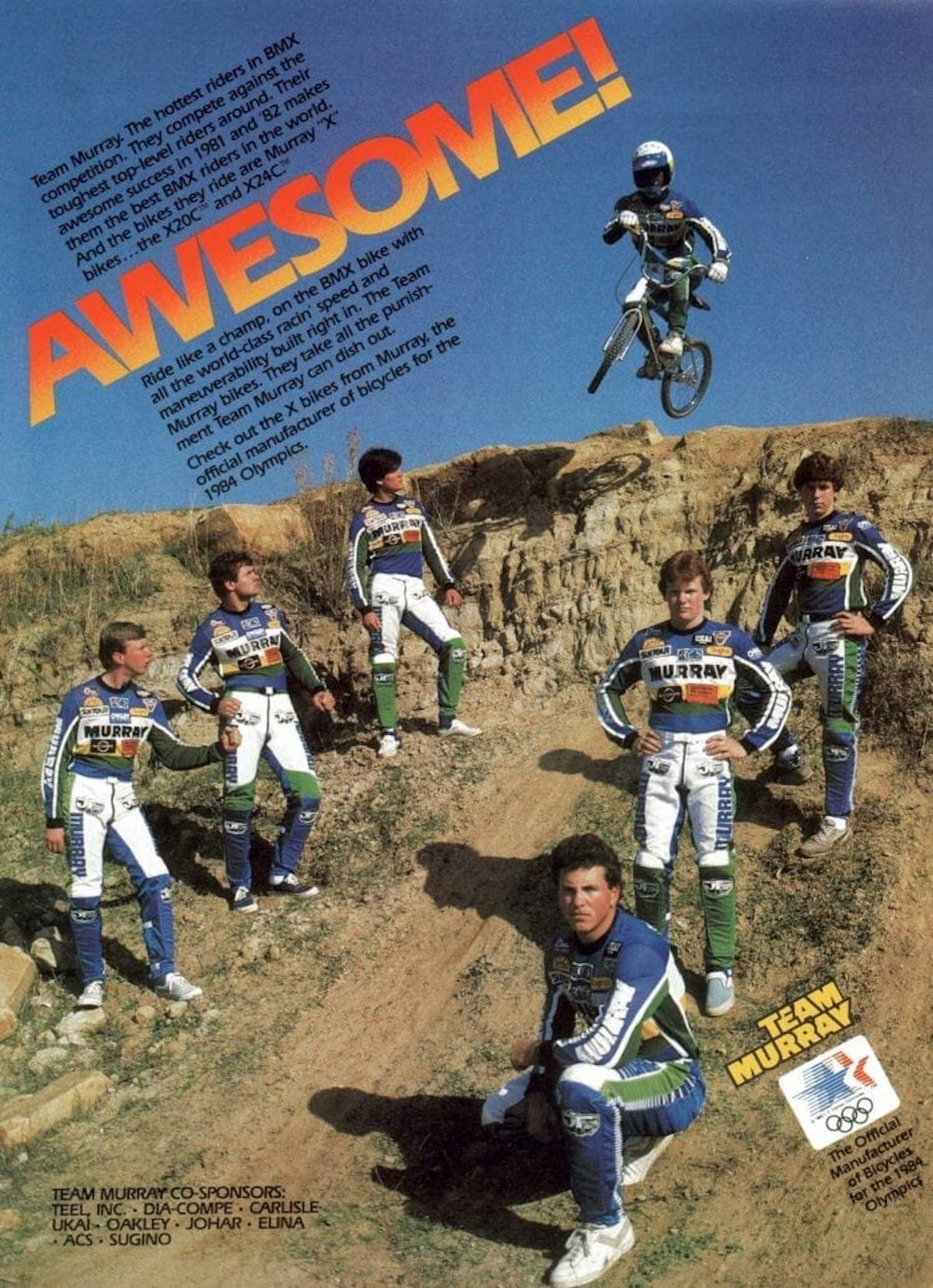 The Totally Rad Fad of 1980’s BMX team murray