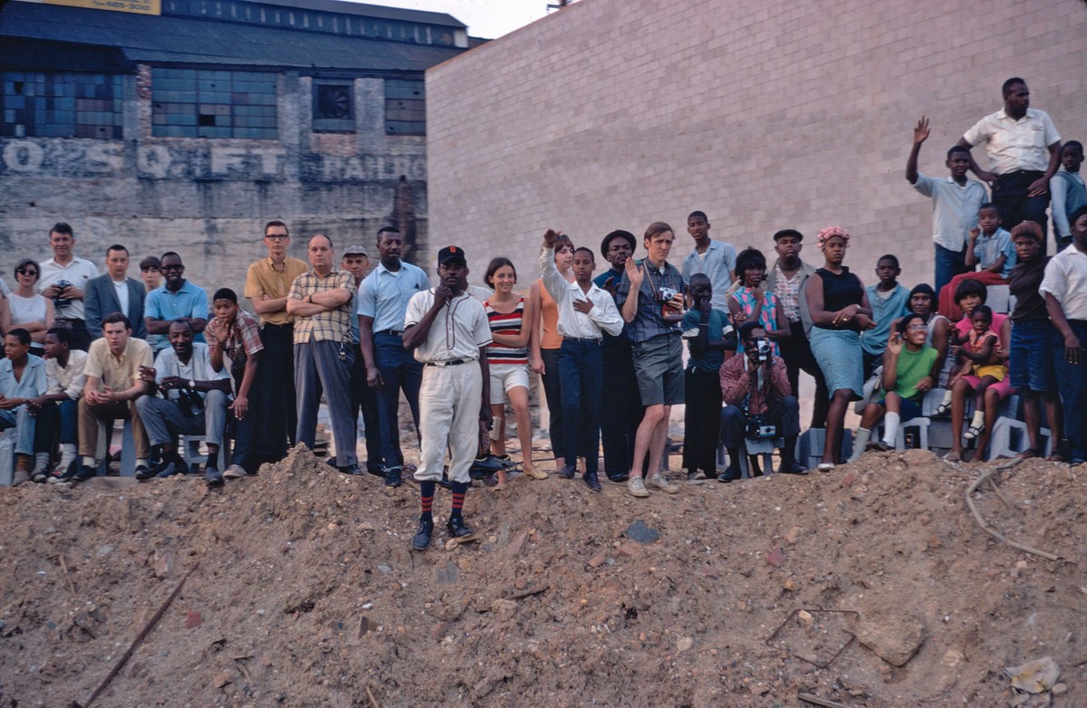 Mourners Watching Robert F. Kennedy's Funeral Train Pass By From New York City to Washington DC on June 8 1968