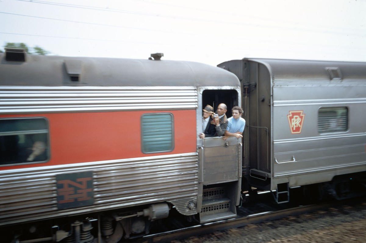 Mourners Watching Robert F. Kennedy's Funeral Train Pass By From New York City to Washington DC on June 8 1968