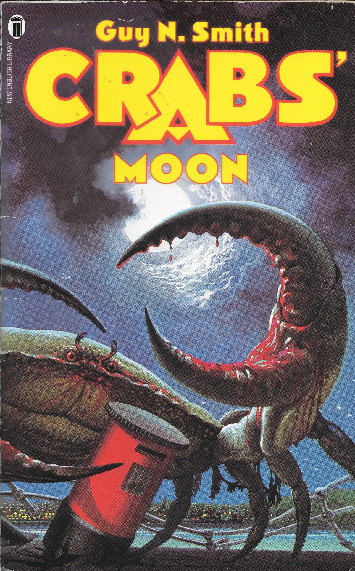 Guy N Smith, horror fictions, horror, books, Crabs Moon