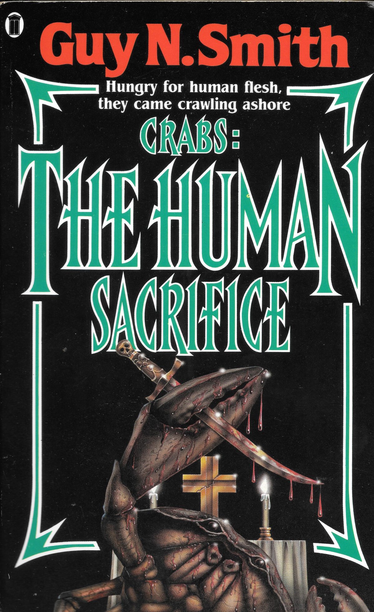 Guy N Smith, horror fictions, horror, books, Crabs The Human Sacrifice