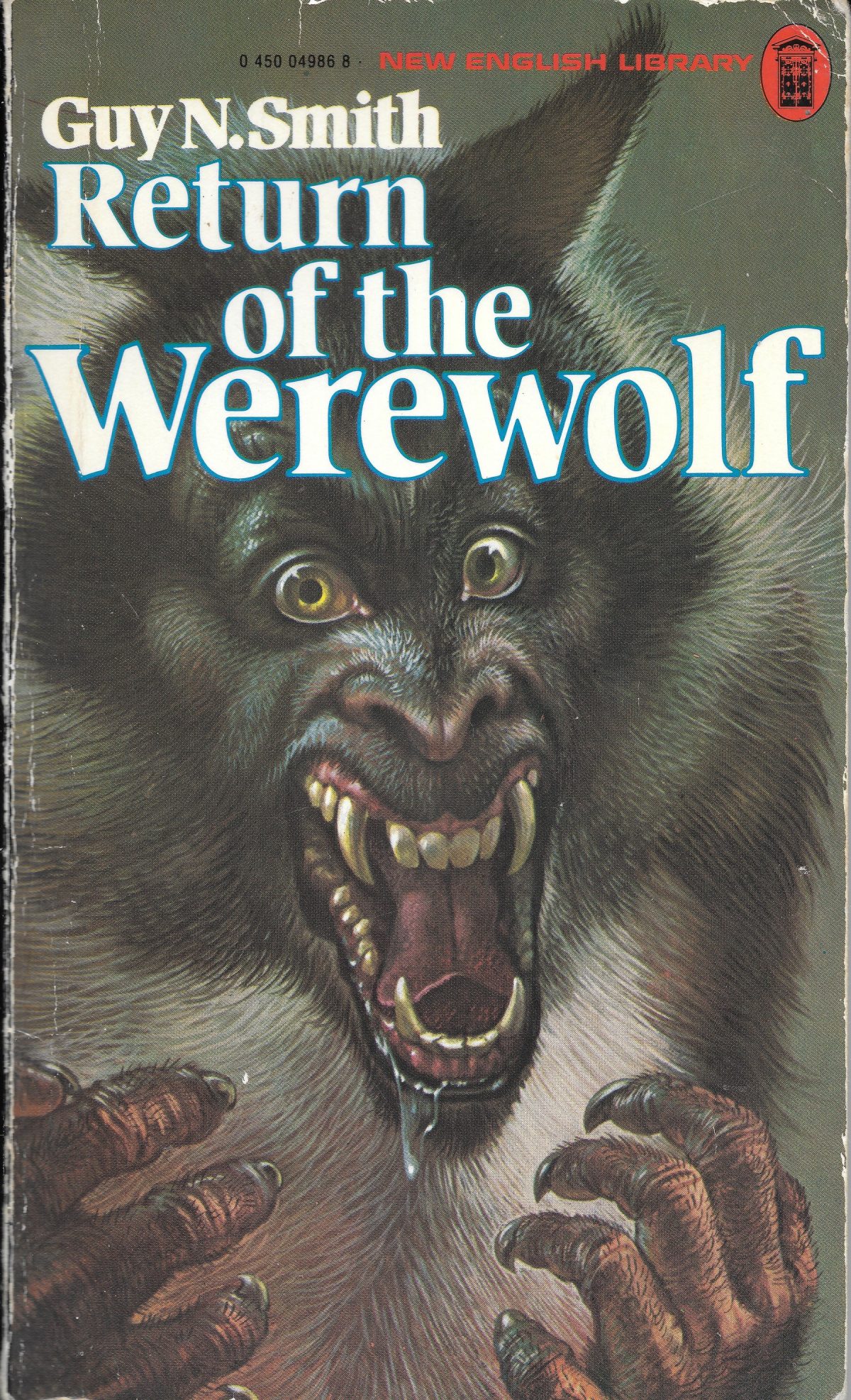 Guy N Smith, horror fictions, horror, books, Return of the Werewolf