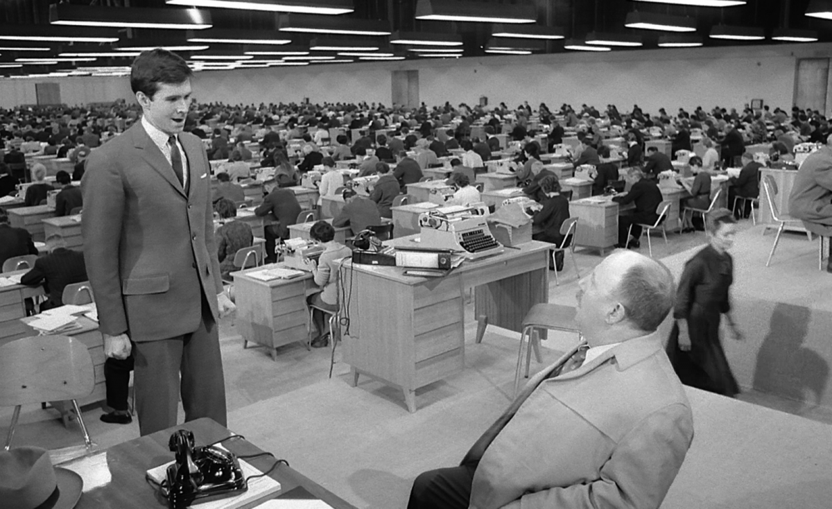 Anthony Perkins, Orson Welles, The Trial, film, 1960s, Franz Kafka