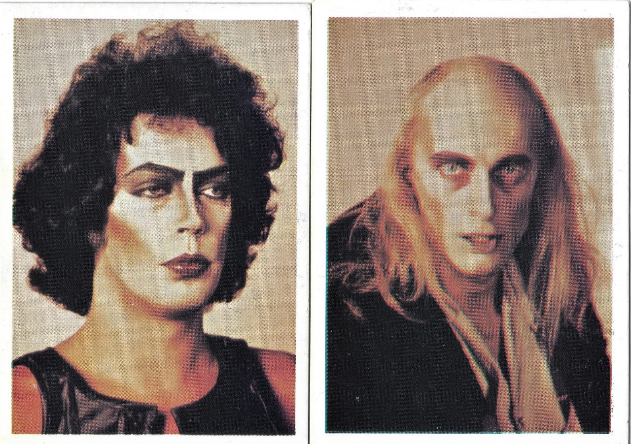 Rocky Horror Picture Show, Tim Curry, Richard O'Brien, film, cardsb