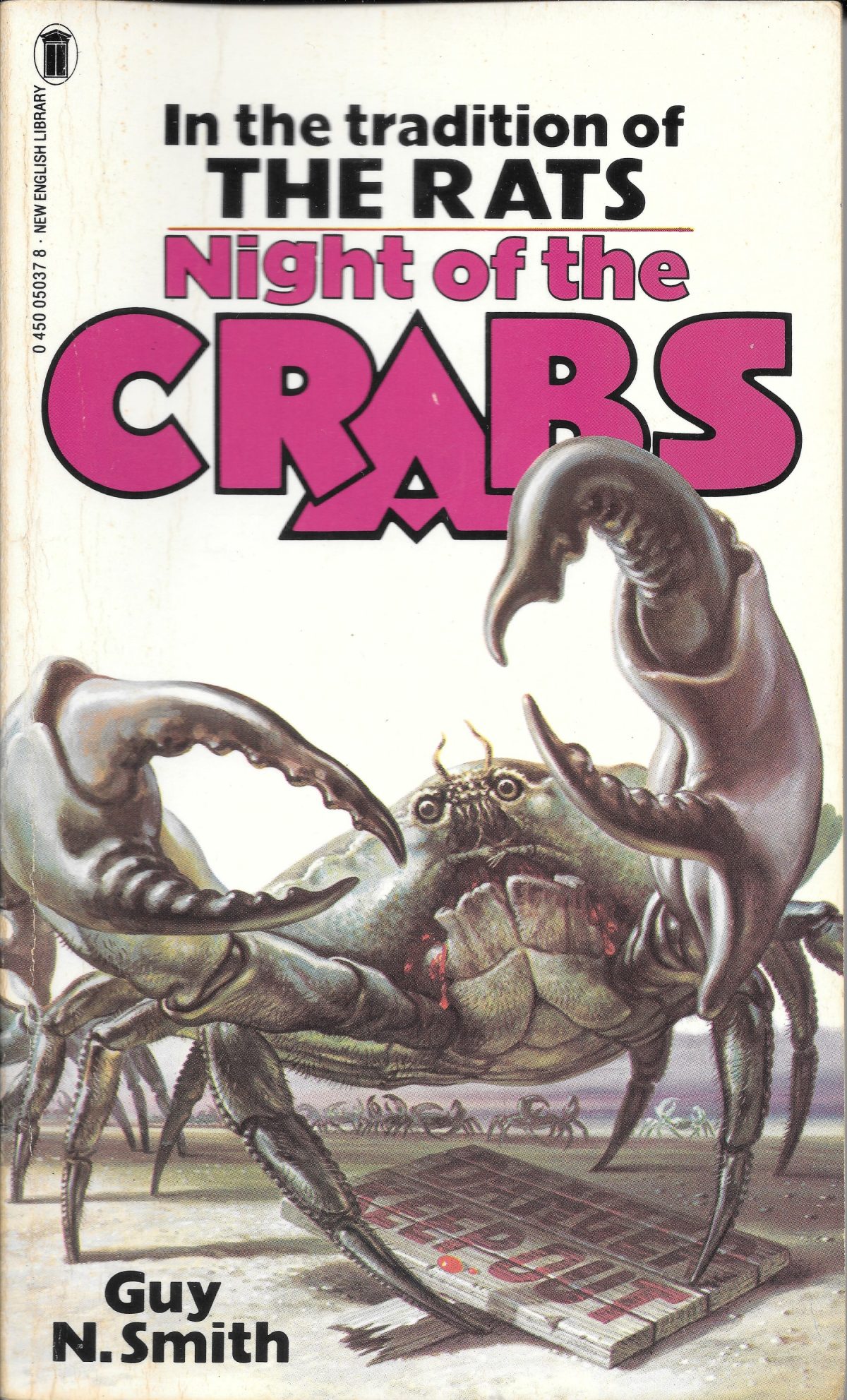 Guy N Smith, horror fictions, horror, books, Night of the Crabs