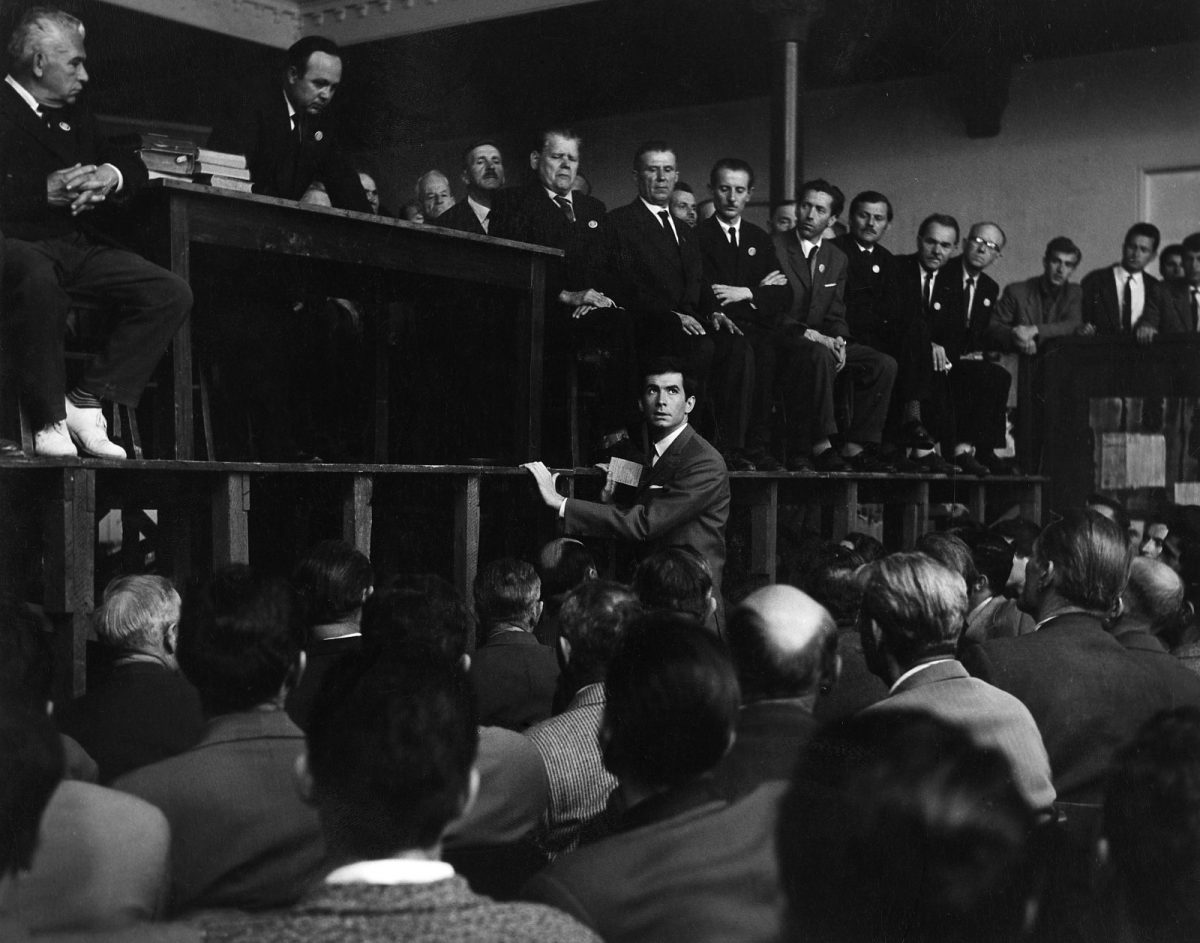 Anthony Perkins, Orson Welles, The Trial, film, 1960s, Franz Kafka