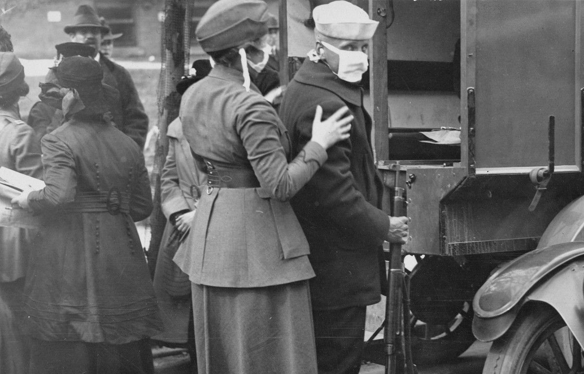 flu masks 1918