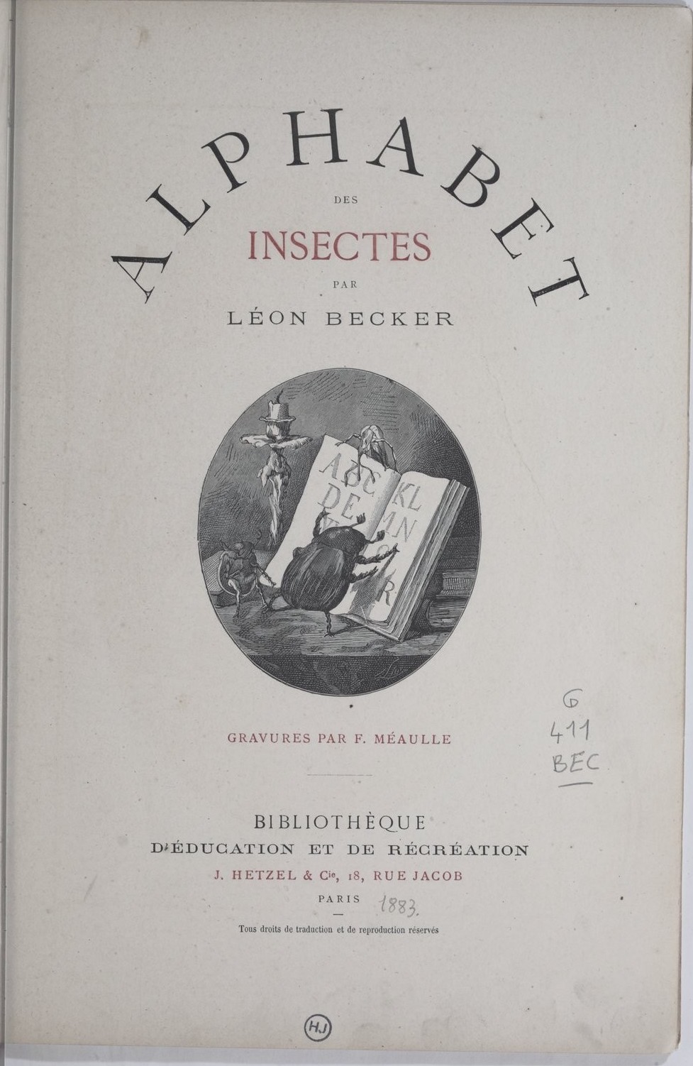 The Insect Alphabet 1883