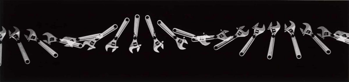 Loaded Swinging Wrench, 1958, by Berenice Abbott Photograph: MIT Museum
