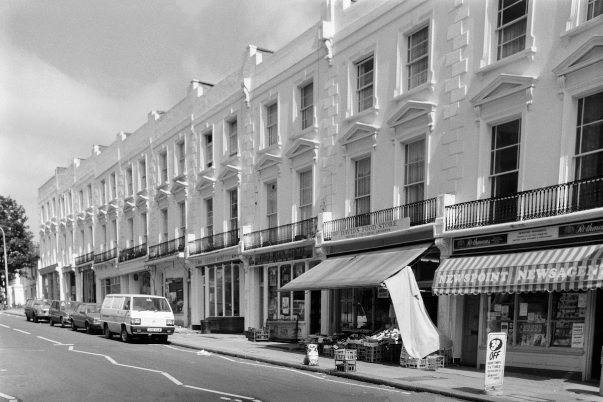 Belsize Rd, South Hampstead, Camden, 1988