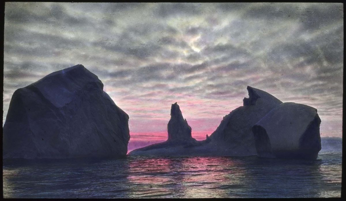 Icebergs at Sunset, Labrador 1920