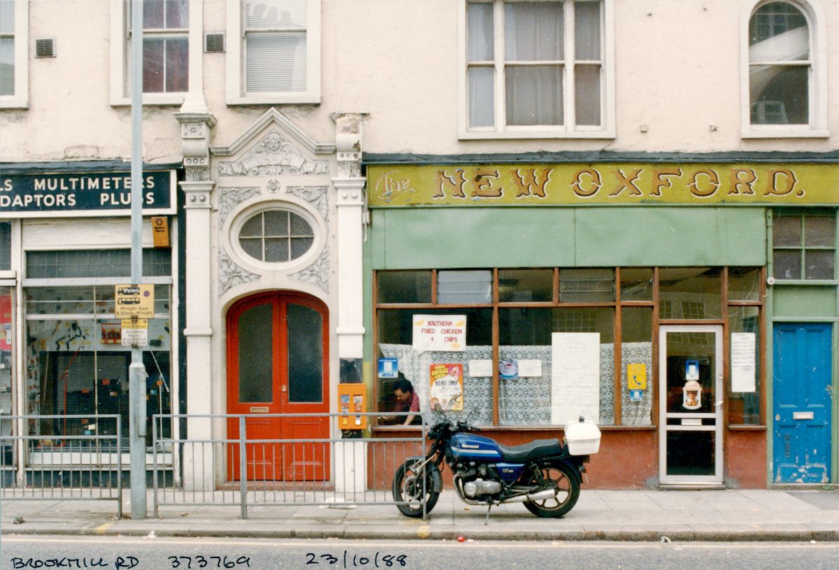 New Oxford, cafe, Brookmill Rd, Deptford, Lewisham, 1988