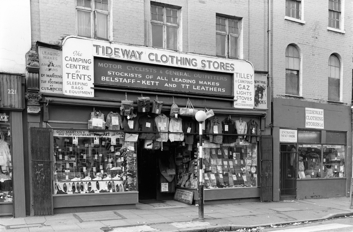 Tideway Clothing Store, Deptford High St, Deptford, Lewisham, 1988