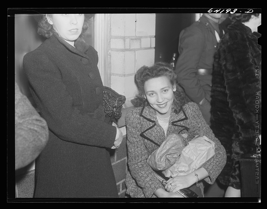 Washington, D.C. Greyhound bus terminal on day before Christmas. Waiting for bus to Richmond Contributor Names Vachon, John, 1914-1975, photographer john vachon