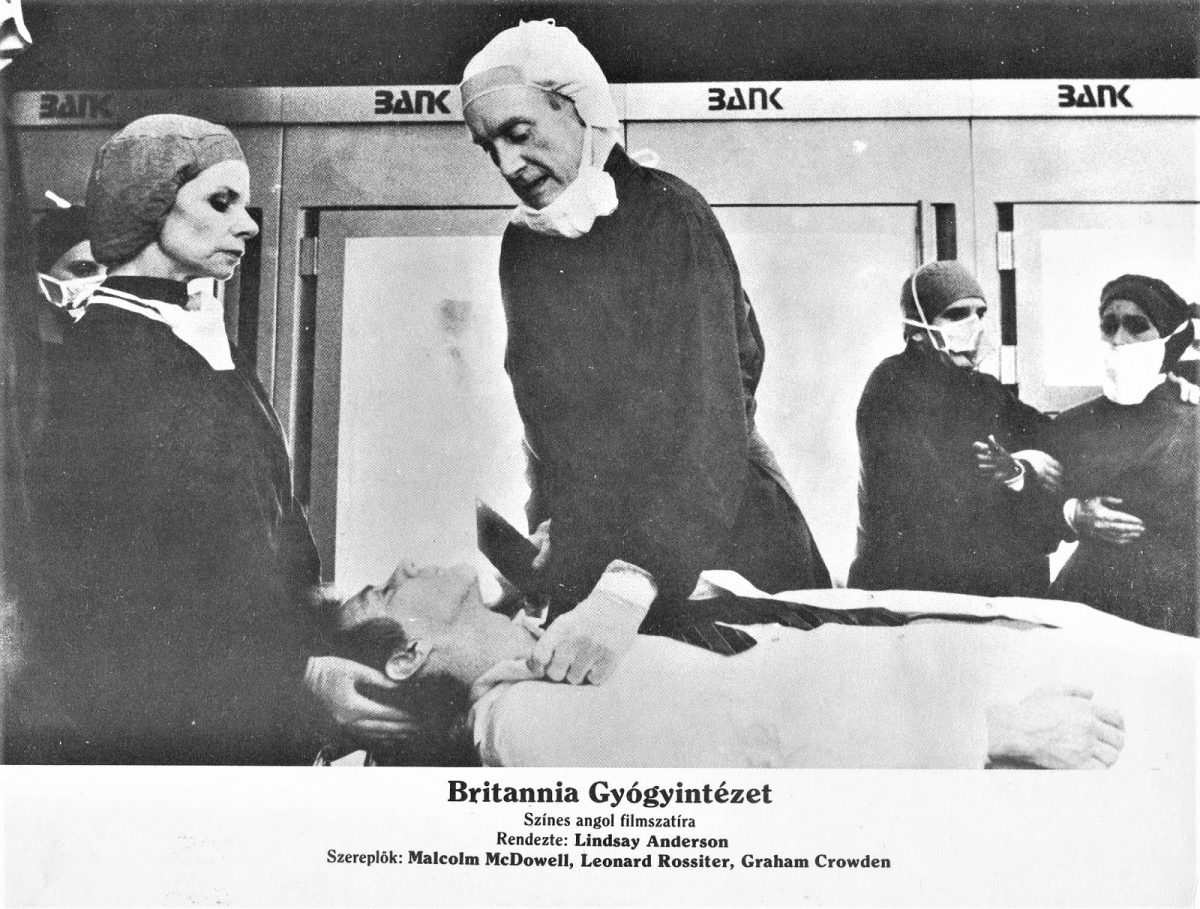 Britannia Hospital, Lindsay Anderson, film, poster, Malcolm McDowell