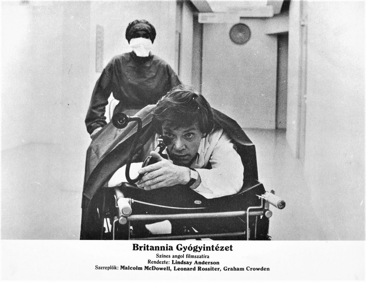 Britannia Hospital, Lindsay Anderson, film, poster, Malcolm McDowell
