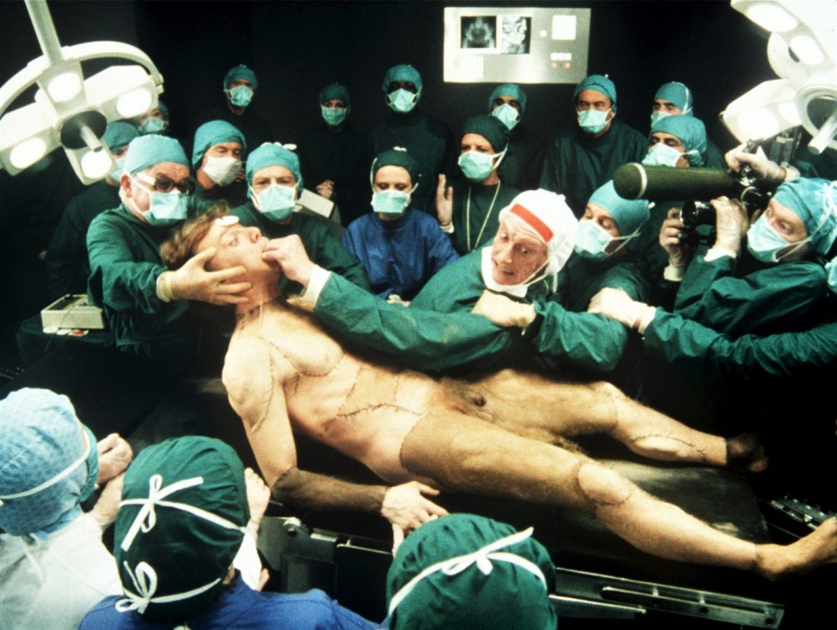 Britannia Hospital, Lindsay Anderson, film, poster, Malcolm McDowell