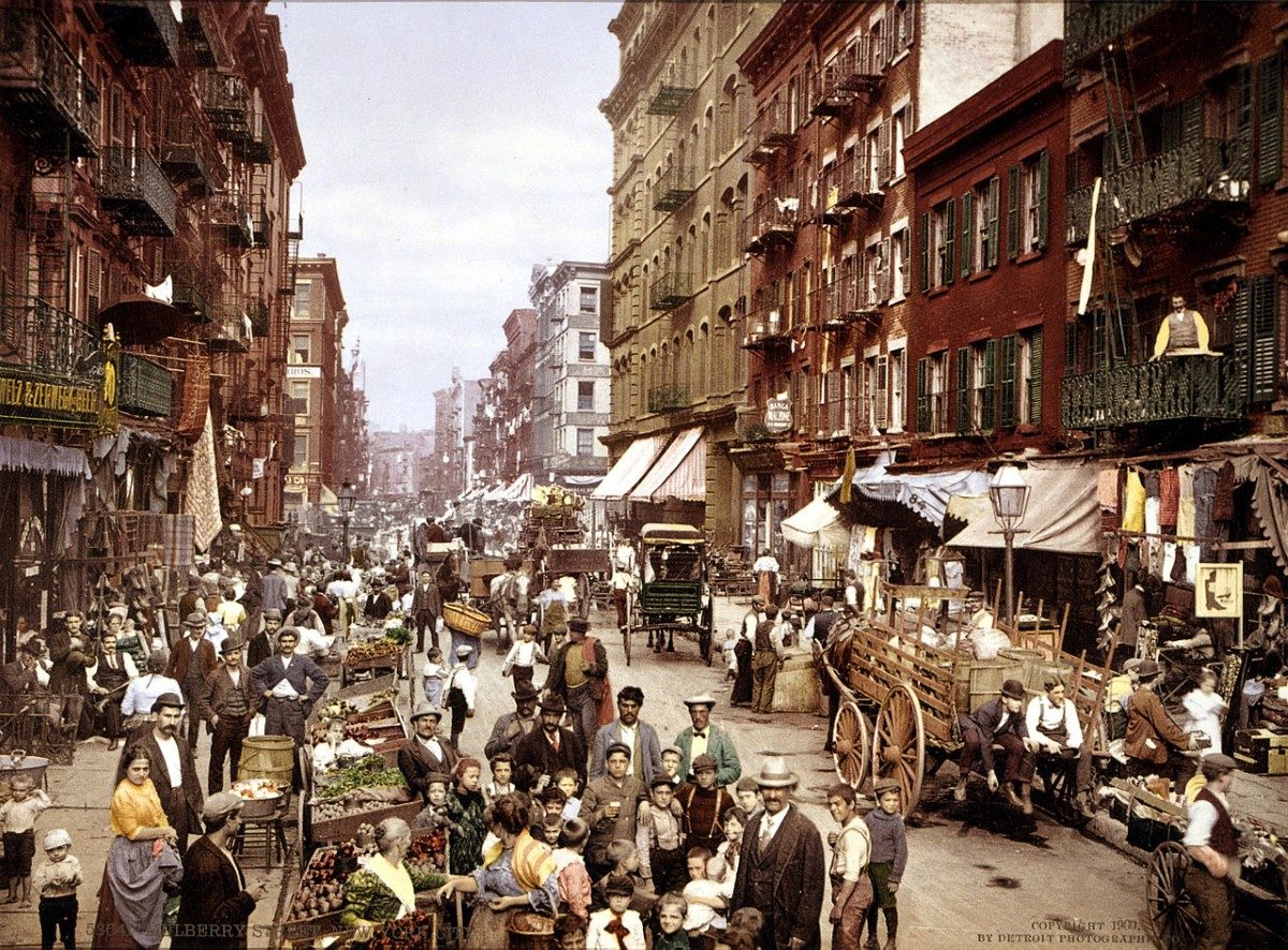 Autochromes, colour photography, New York, 1900s, photography