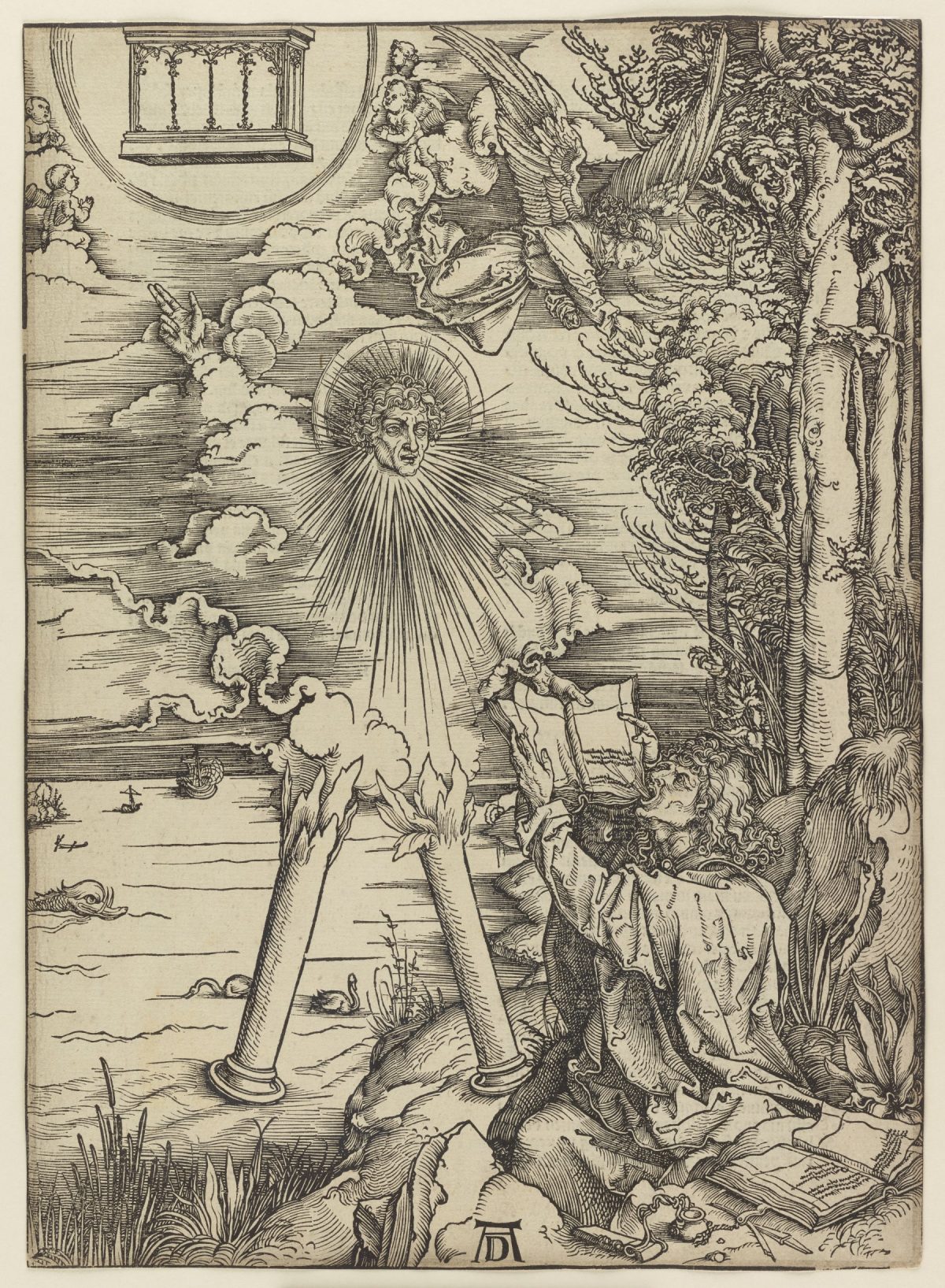 Albrecht Dürer, art, woodcuts, Apocalypse, religion, Bible