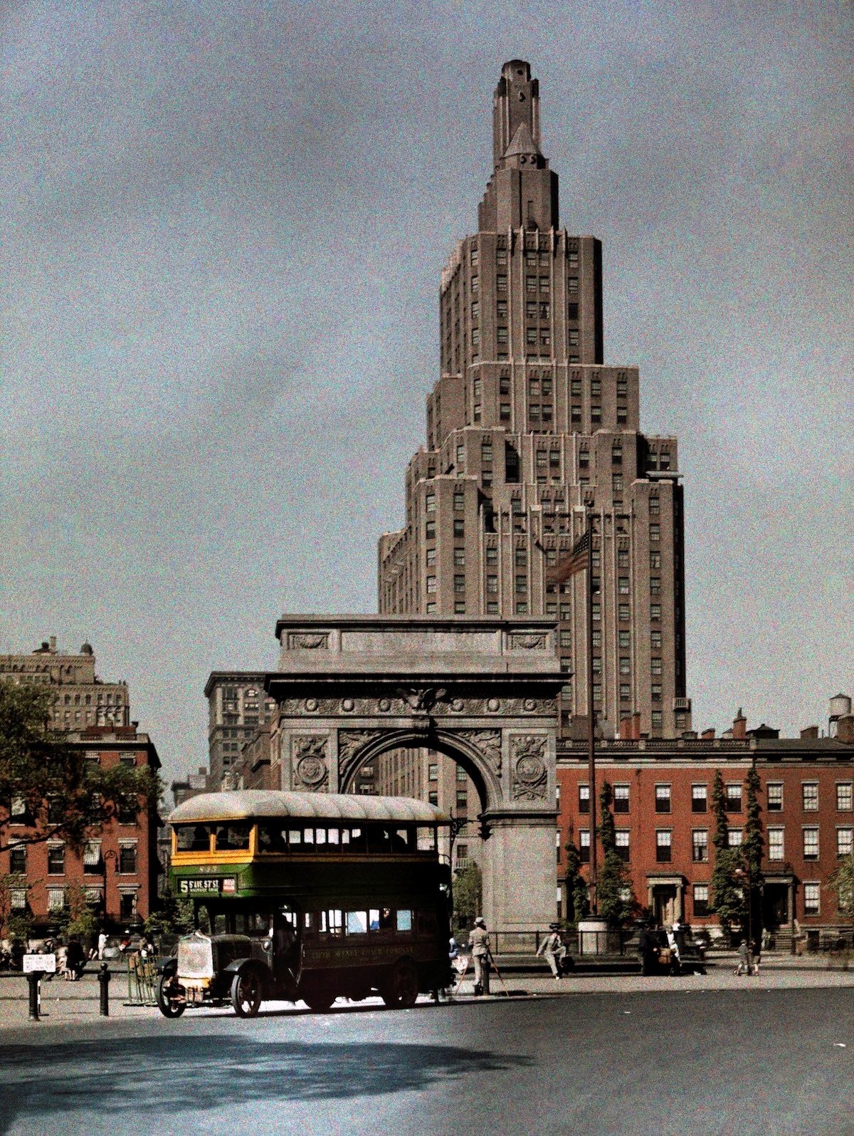 Autochromes, colour photography, New York, 1900s, photography