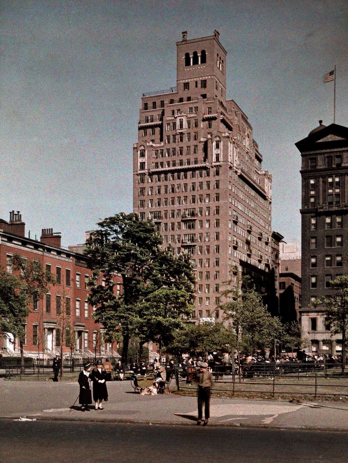 Autochromes, colour photography, New York, 1900s, photography