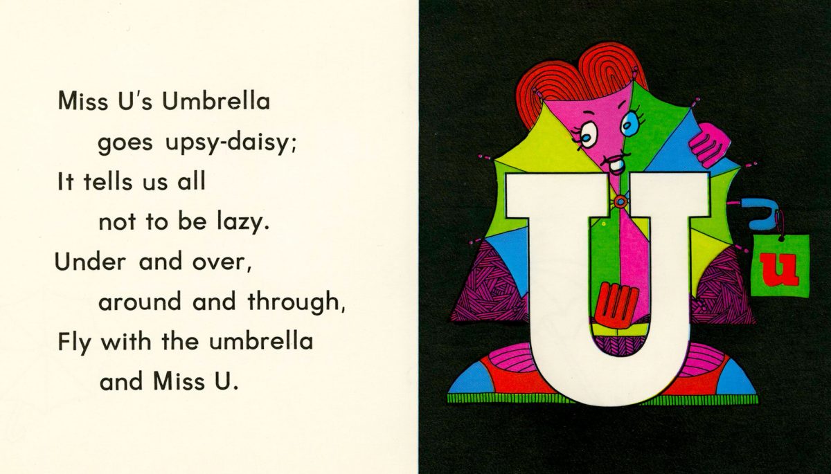 Psychedelic LETTER PEOPLE 1968 