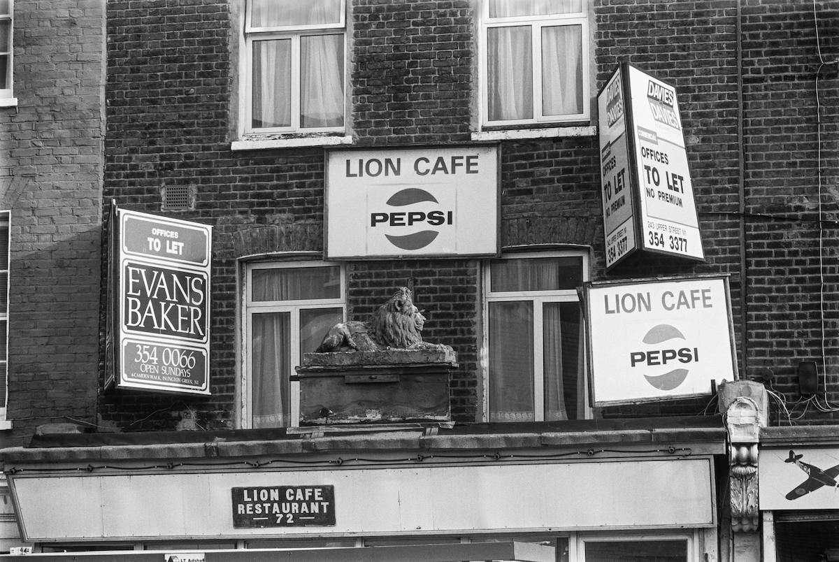 East London Cafe 1980s