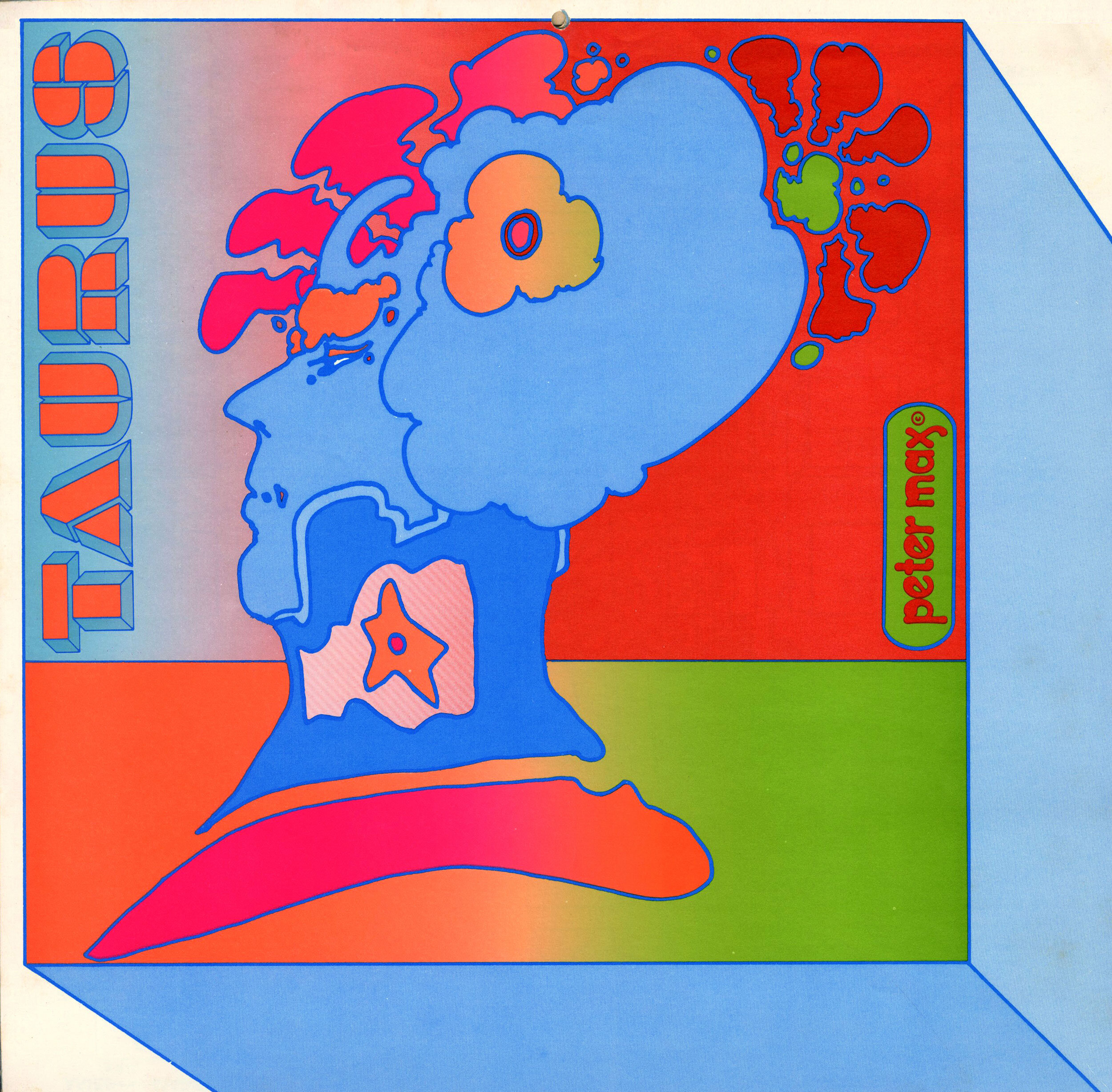 PETER MAX ASTROLOGICALENDAR ☜ Peter Max. Grosset & Dunlap, 1970s