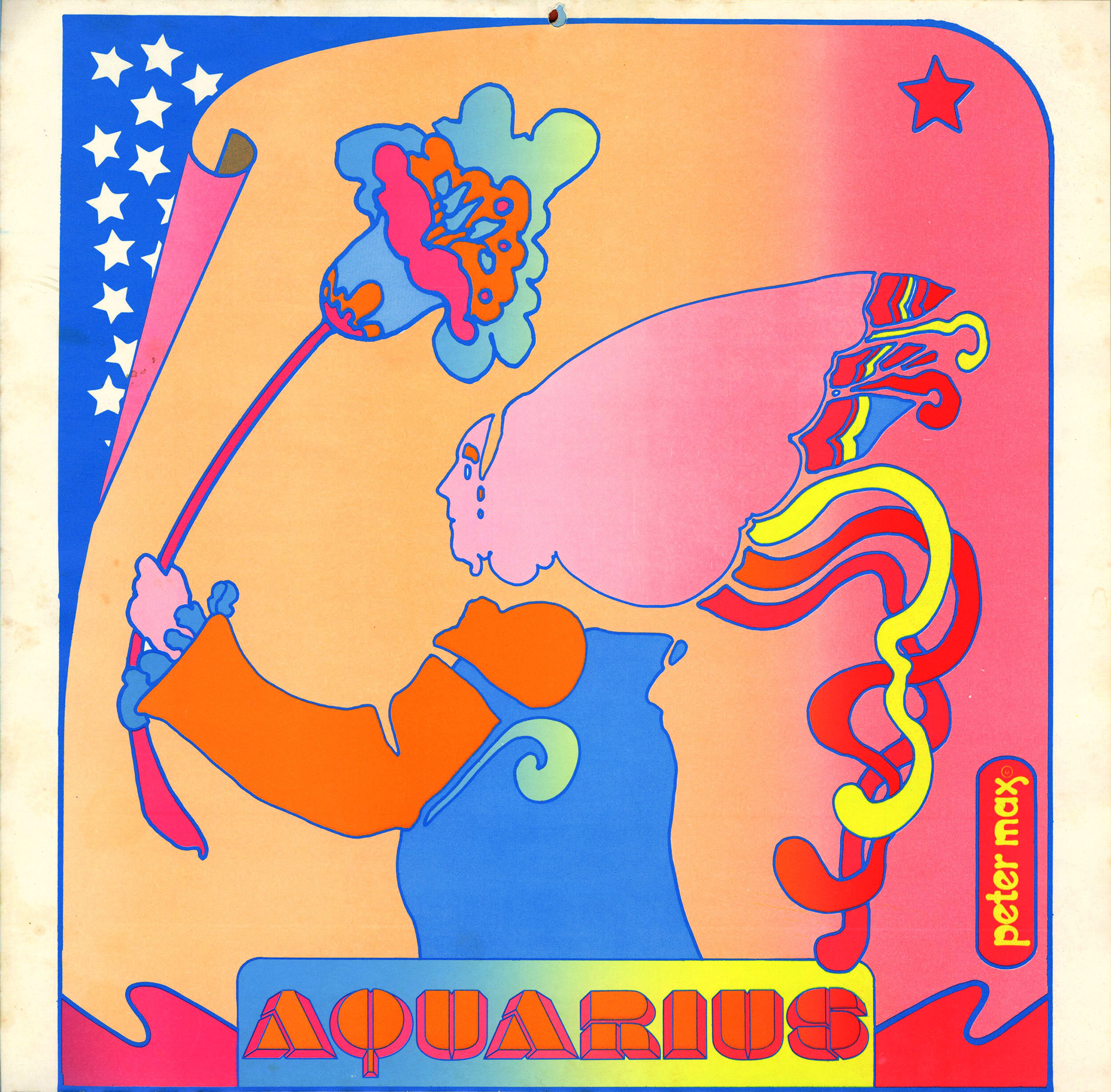 PETER MAX ASTROLOGICALENDAR ☜ Peter Max. Grosset & Dunlap, 1970s