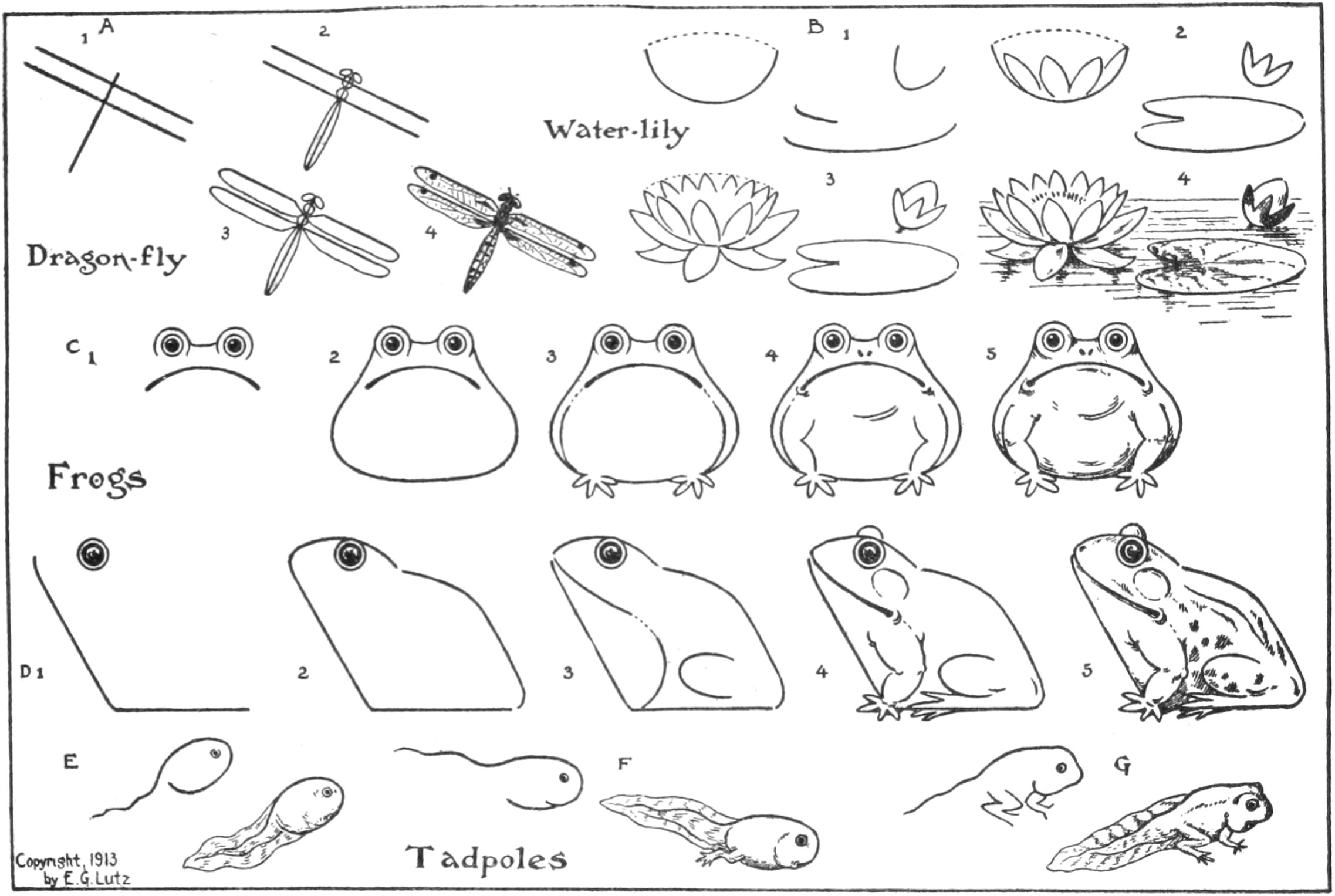 What to Draw and How to Draw it by EG Lutz, 1913