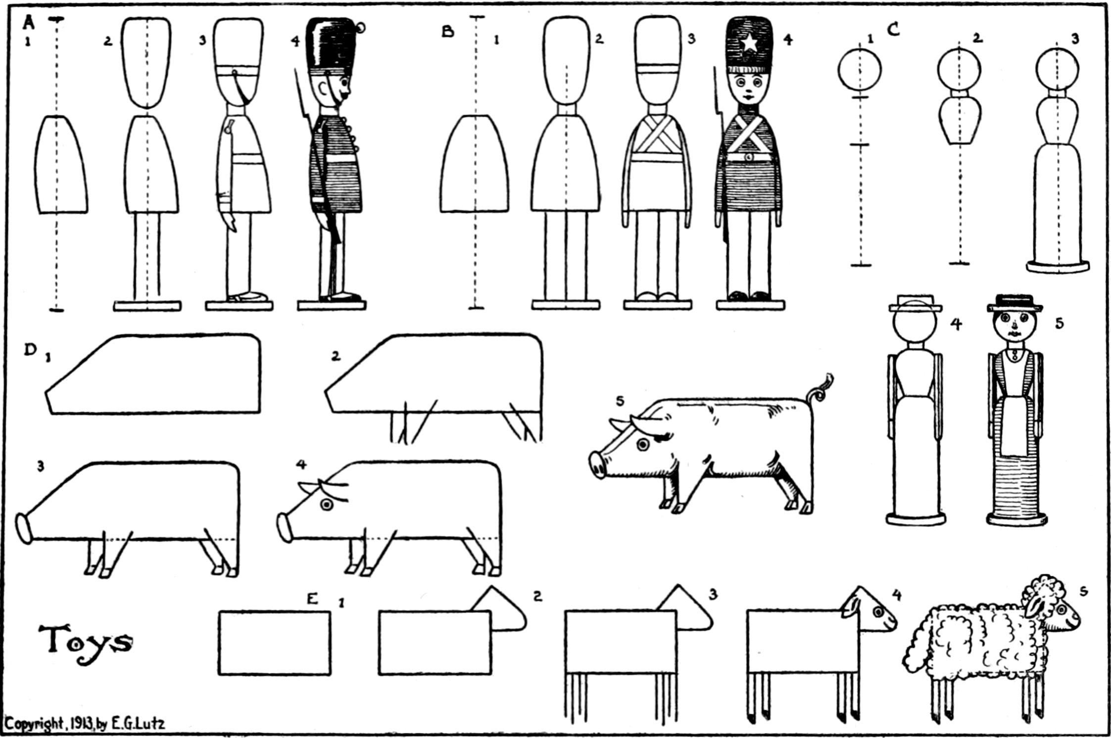 What to Draw and How to Draw it by EG Lutz, 1913