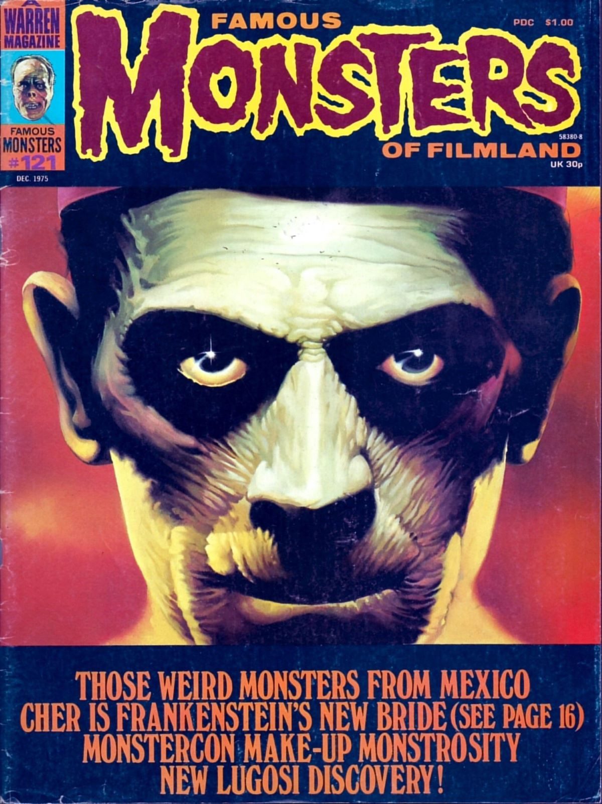 Famous Monsters of Filmland, magazine, horror films, Boris Karloff, The Mummy