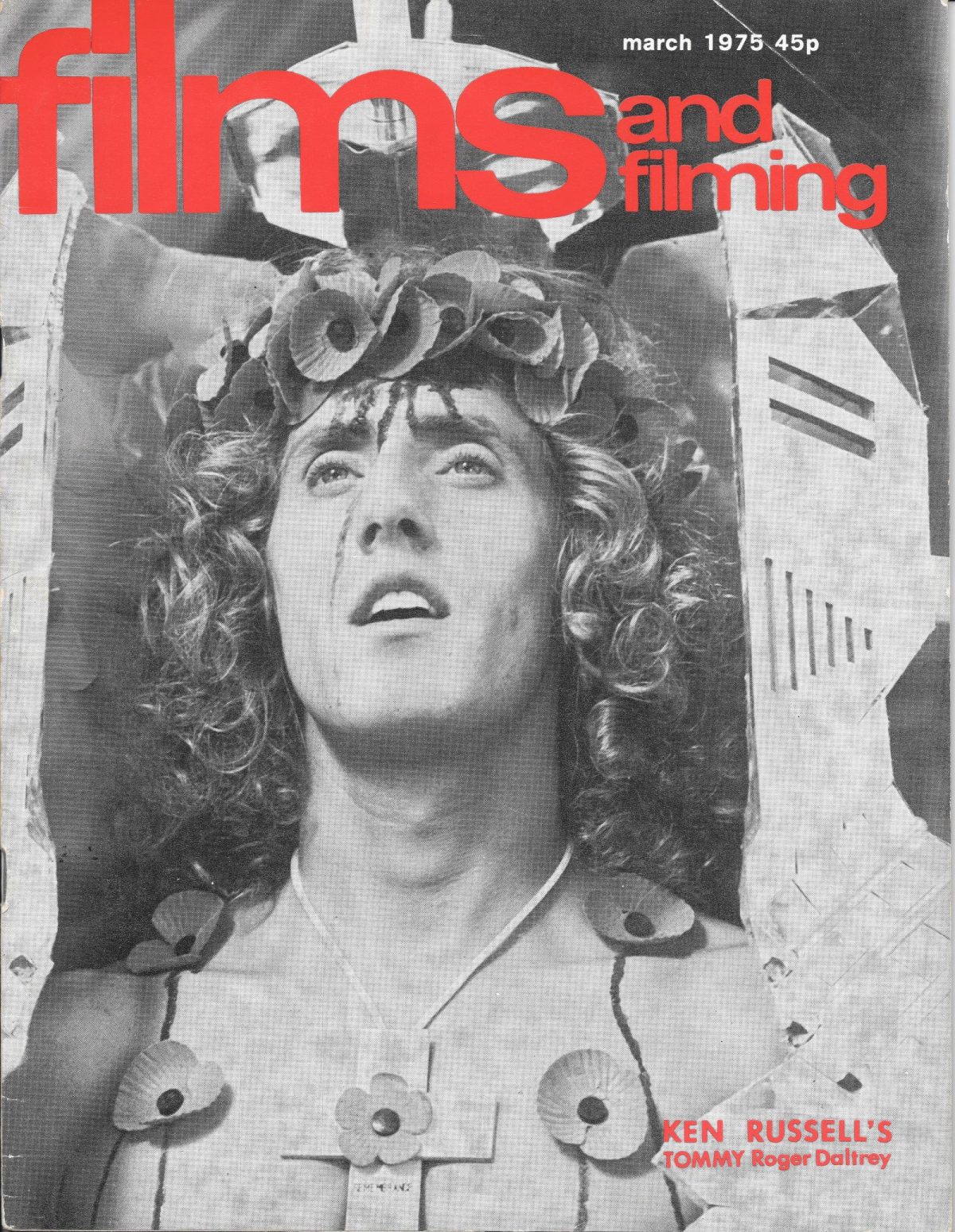 Films & Filming, film, magazines, Ken Russell, Tommy, Roger Daltrey, The Who, 1970s