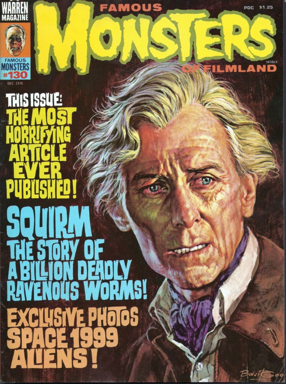 Famous Monsters of Filmland, magazine, horror films, Peter Cushing