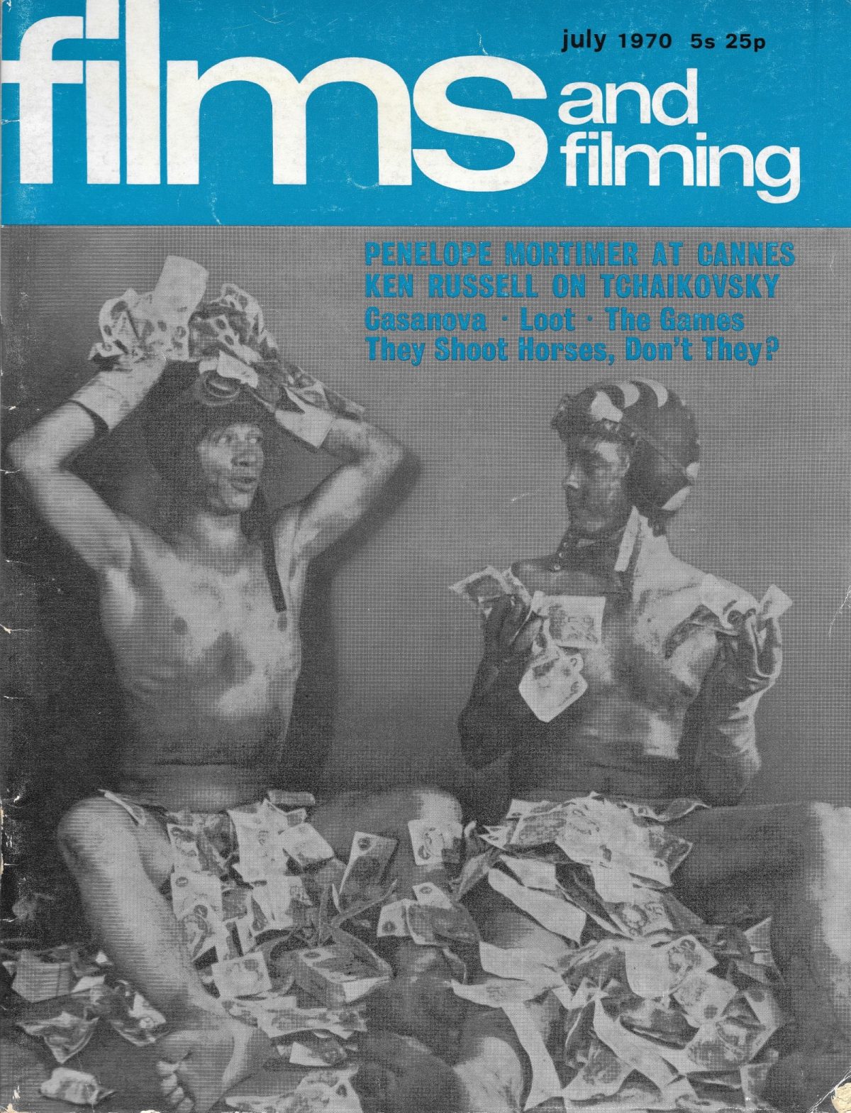 Films & Filming, Hywel bennet, Joe Orton, Loot, magazines, 1970s