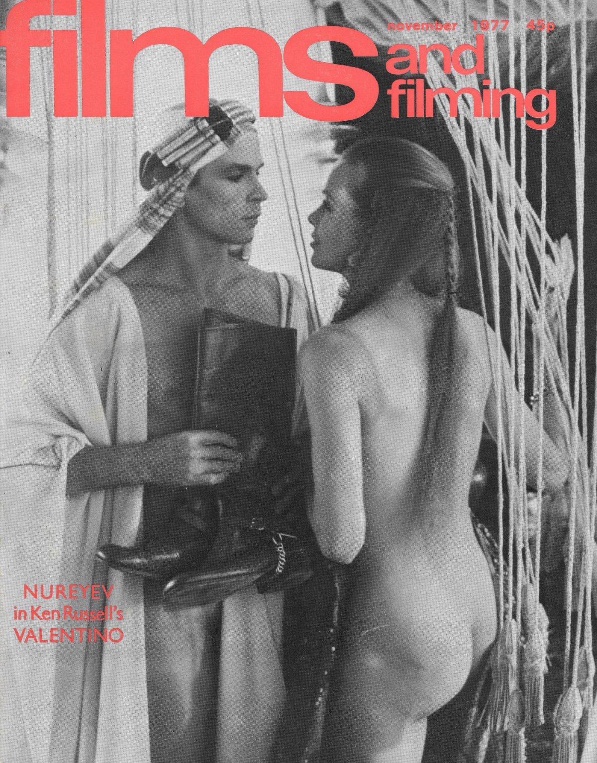 Films & Filming, film, magazines, Ken Russell, Valentino, Rudolf Nureyev, 1970s