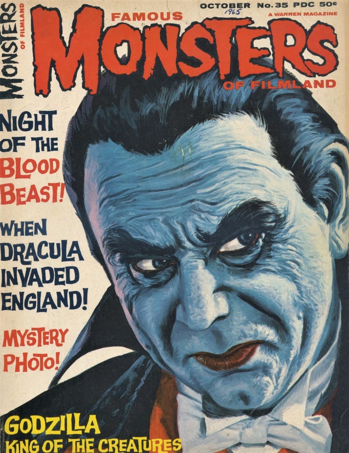 Famous Monsters of Filmland, magazine, horror films, Bela Lugosi, Dracula, 1960s