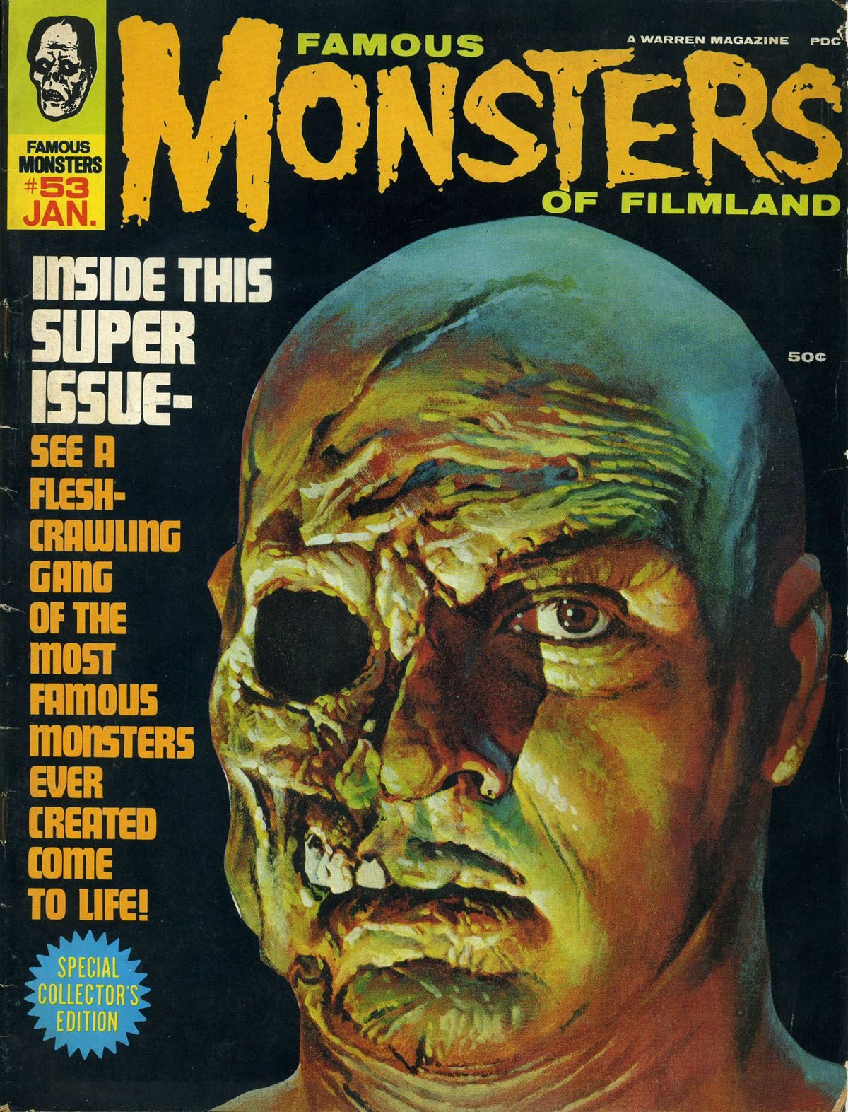 Famous Monsters of Filmland, magazine, horror films, 1960s