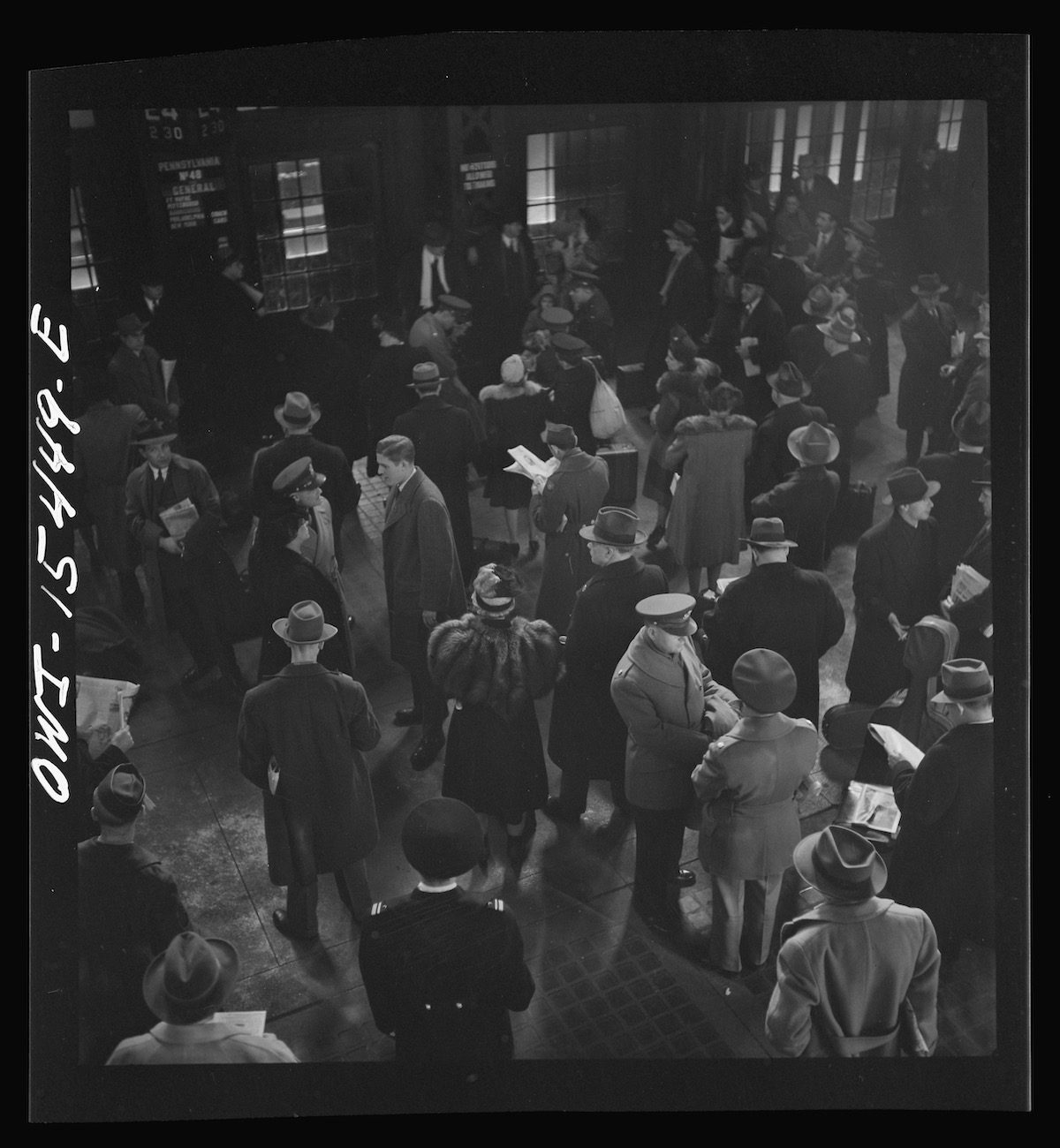 Union Station Chicago 1943 by Jack Delano