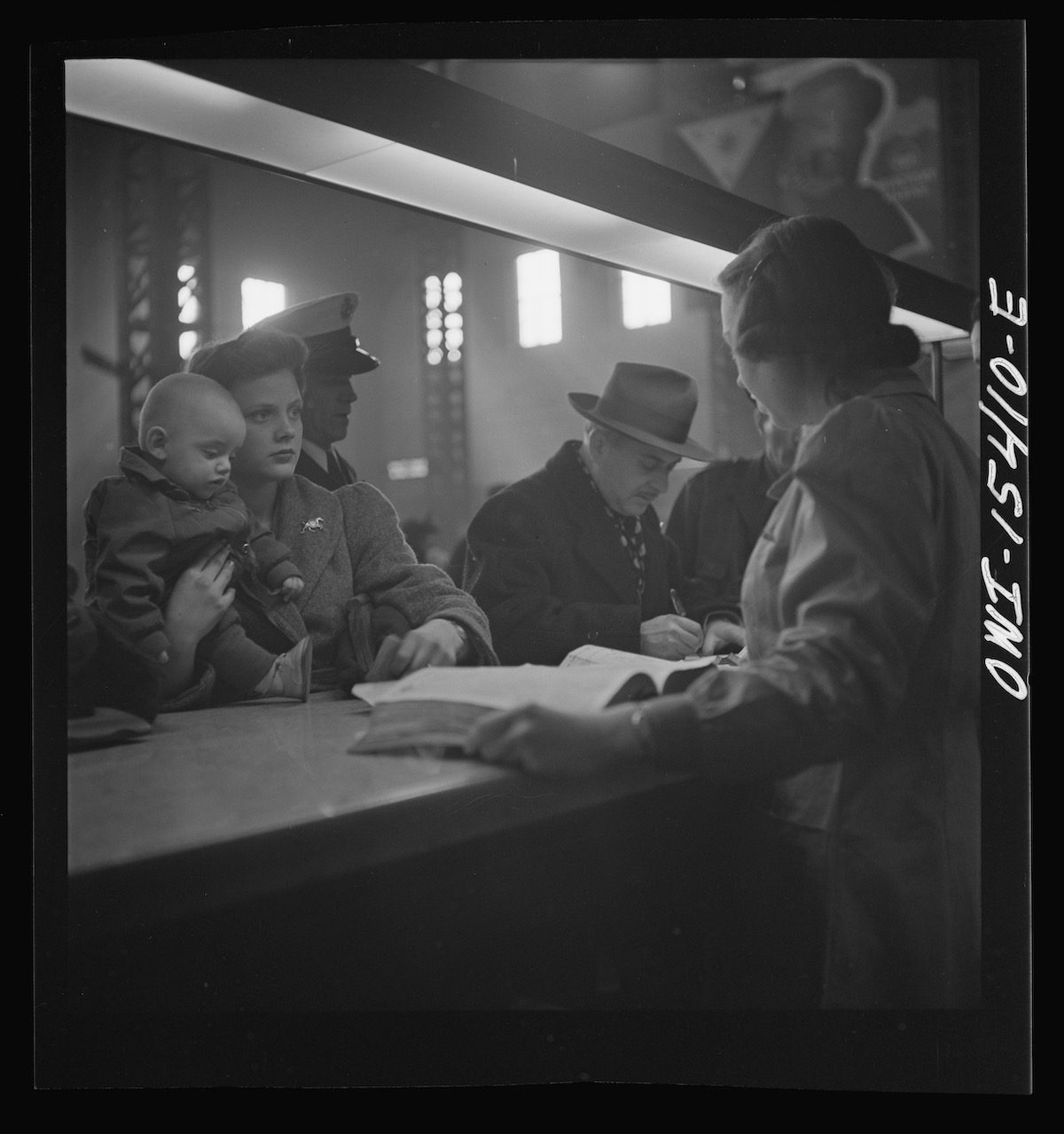 Union Station Chicago 1943 by Jack Delano