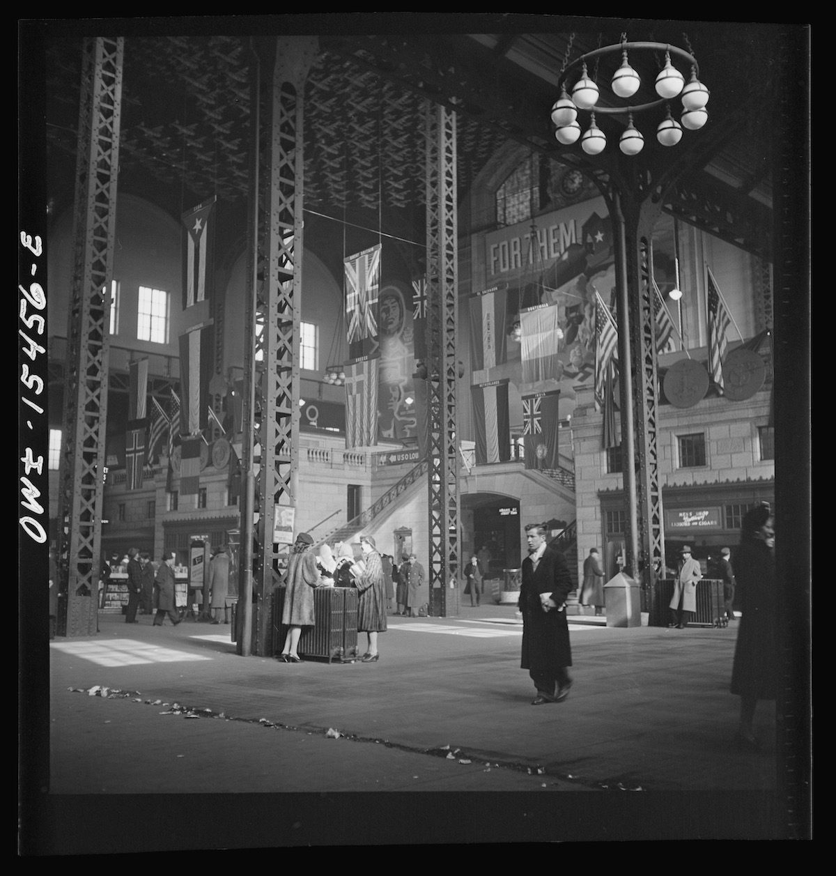 Union Station Chicago 1943 by Jack Delano