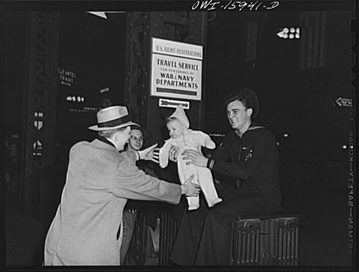 Union Station Chicago 1943 by Jack Delano