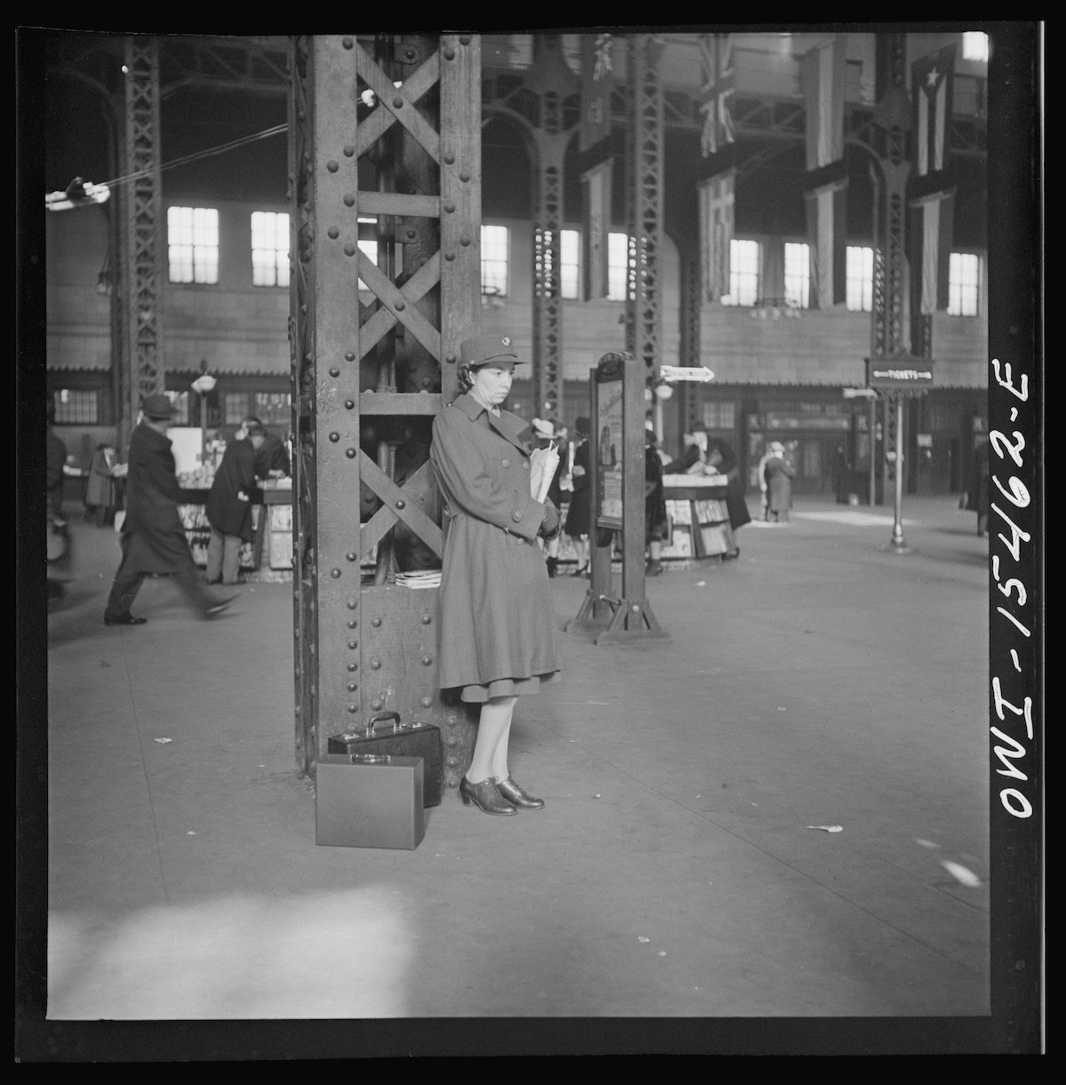 Union Station Chicago 1943 by Jack Delano